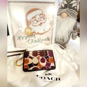 Coach Ashley ID Card Holder Multi Colored